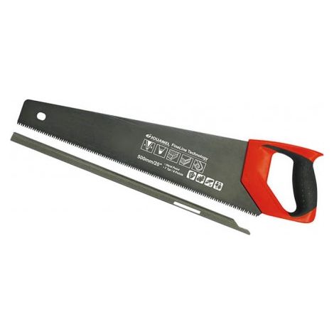 JOUANEL - Scie égoïne de charpentier 500 mm, dentelure isocèle 7 TPI