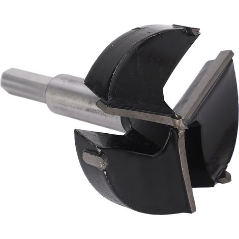 Foret à trépan pour bois 3 dents carbure, 60mm pour charnière, perçage précis menuiserie. (1/5)
