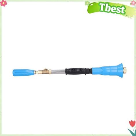 Tbest Pulvérisateur agricole Pulvérisateur Haute Pression Filetage Mâle G1/2 Atomiseur Agricole à Main Réglable jardin moteur Bleu (1/5)