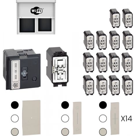 Bticino Kit gestione tapparelle Centralizzato APP Wireless Living Now - K2010KITN nr.14 Tapparelle