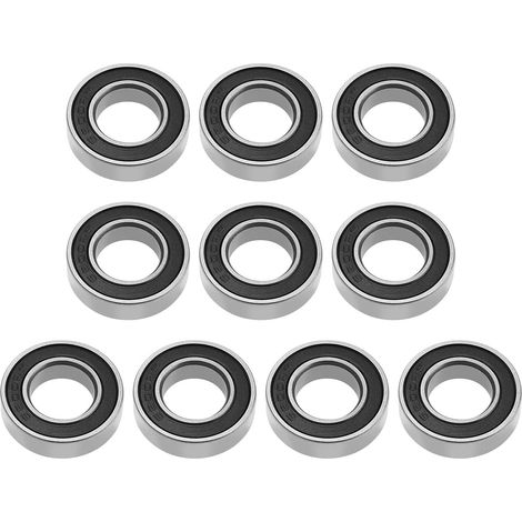 10x Double Scellé Roulement à Billes Gorge Profonde 6800-2RS Outil électrique en Acier à Haute Teneur Carbone 10x19x5mm pour équipement Industriel Micro Moteur (1/5)
