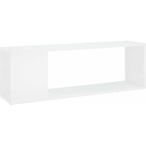 Mobile Porta TV Bianco 100x24x32 cm in Legno Multistrato vidaXL