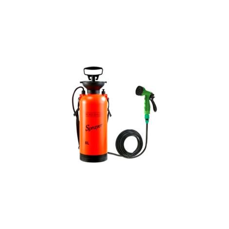 Douche de camping extérieure 8L, bain portable, pulvérisateur multifonction, arrosage de voyage, lavage de voiture, petit pulvérisateur,191955cm (1/3)