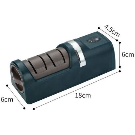 Aiguiseur Électrique Vert pour Couteaux et Outils de Cuisine Pratique et Rapide - (1/4)
