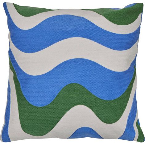Kissen Hary blau 45x45cm - Atmosphera créateur d'intérieur