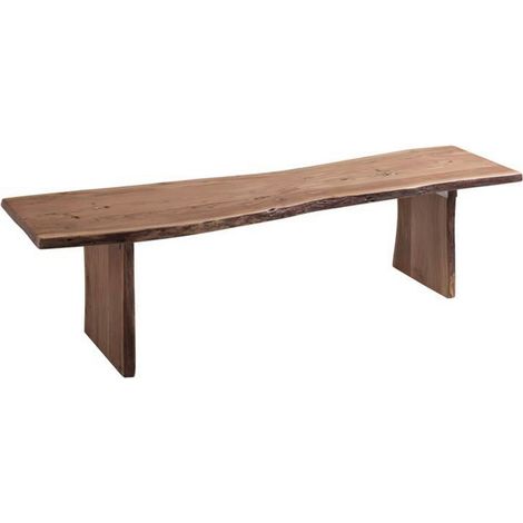 Baumbank Akazie 160x38x45 natur lackiert PURE ACACIA 117