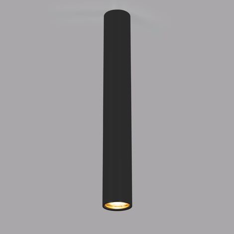 Plafonnier aluminium "Sandy 40" - 40cm - GU10 - Noir