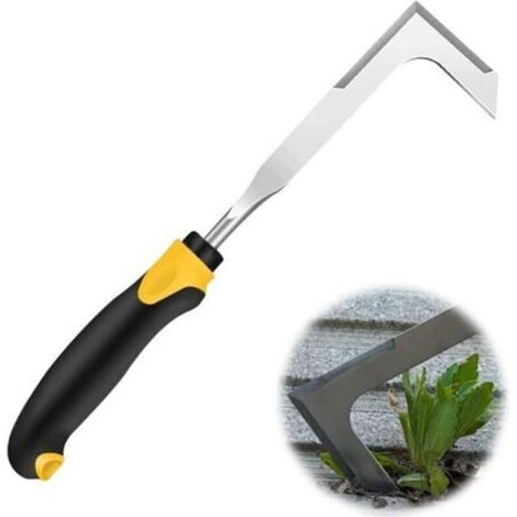 Desherbeur Manuel, Couteau Désherbeur, Desherbeur en Acier Inoxydable, Outil de désherbage Manuel, Arrache Mauvaise Herbe, Jardinage Outillage, Outillage de Jardin (1/5)