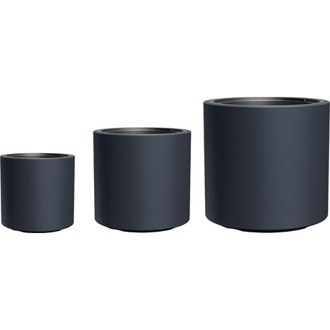 Prosperplast Blumentopf HEOS Anthrazit 29,8 cm