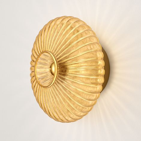 Applique murale Bauhaus en verre – Luminaire rétro à éclairage chaud pour créer une ambiance décorative dans le salon, la chambre ou près du lit (1/5)