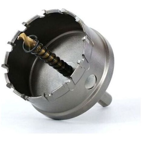 Scie Cloche Bi-métal,80 mm Carbure TCT en Acier Inoxydable de Qualité Industrielle, Scie Trépan Alliage Métallique en Acier à Grande Vitesse pour Métal,Alliage Aluminium,Plastique,Bois TRIMEC (1/4)