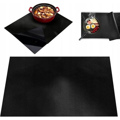 Tappetino in silicone per piano cottura a induzione, oleorepellente, 52 x 78 x 0,7 cm, 230 °C, antiaderente e facile da pulire, ritagliabile su misura. (1/5)