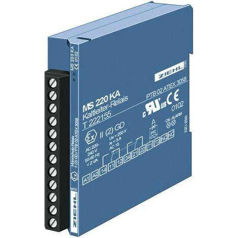 Appareil de déclenchement Ziehl MS 220 KA Nombre de sorties relais: 1 Q04413 (1/5)