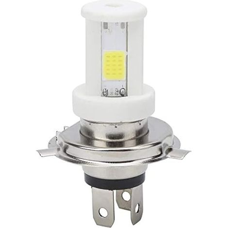 Ampoule de Phare LED Ampoule de Phare, Ampoule LED H4 pour Phare de Moto, Feux de Route/croisement, Blanc Remplacement Lumière 1080LM 6500K Moto Lampe Avant 9-12W Pour Universel (1/4)