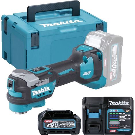 Makita TM001GZ02 40v XGT Brushless Multi Tool Starlock + 1 x 2.5ah Battery (1/5)
