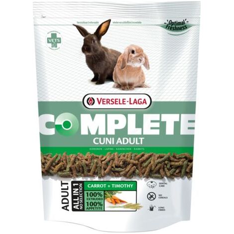 Versele Laga uni Adult Complete 500g - Extrudat für Zwergkaninchen
