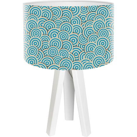 Lampe de chevet stamps foto-027 - Blanc