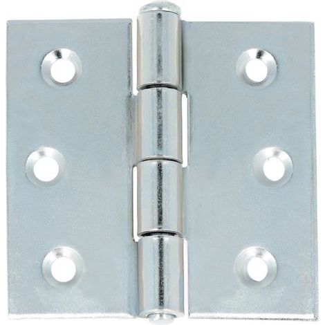 Cerniere pesanti - 75 x 75 mm. - zincato - 2 pz.