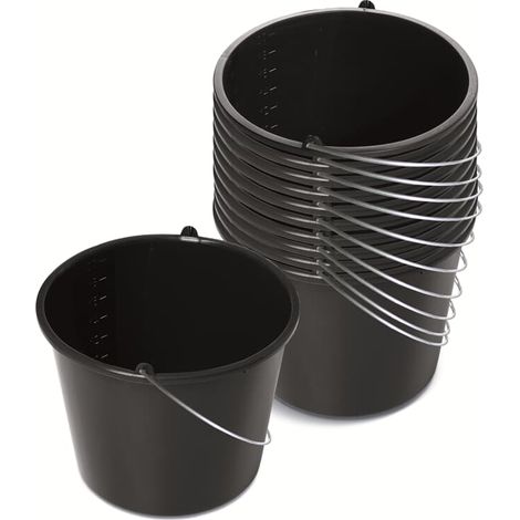 Kistenberg Baueimer 20 L 10er Set Mörteleimer Eimer Maurereimer Putzeimer