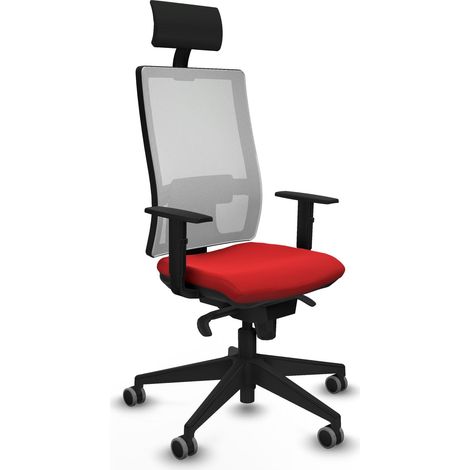 Stuhl piqueras y crespo Hornna weiß Mesh und Leder