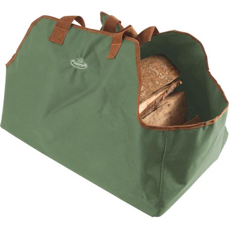 Esschert-design Jutesack für Holz braun 62x39,5x38,5 cm