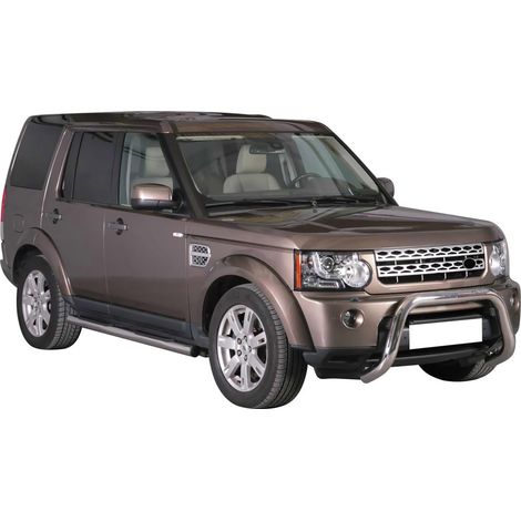 Pare-buffle Avant pour Land Rover Discovery 4 2009-2016 76 mm en Acier Gris (1/5)