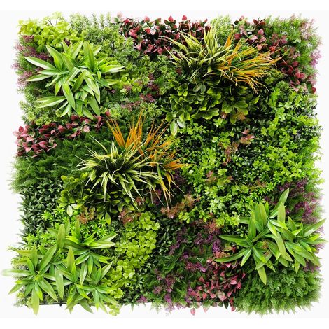 Mur Vegetal Artificiel Wood Colors MGS Plaque de 1m x 1m