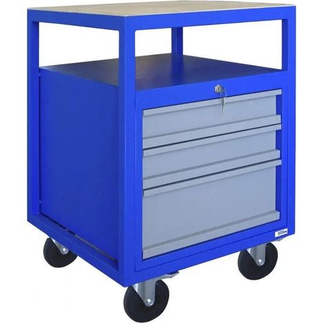 Etabli mobile - Servante P 600 S - 57 x 60 cm - 3 tiroirs