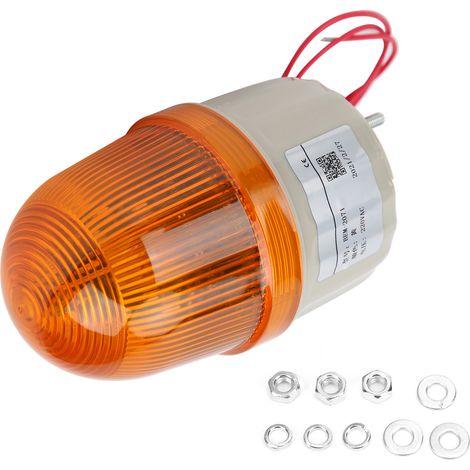 Voyant d'avertissement BERM BEM-2071, indicateur LED clignotant rotatif pour la surveillance du courant alternatif 220 V (1/5)