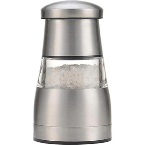 Moulin à poivre, inox, mécanisme céramique, rechargeable (1/5)