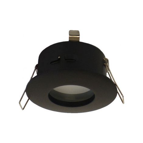 Soporte para spot BBC redondo estanco negro Ø85 × 43 mm IP65. Miidex Lighting® (1/3)
