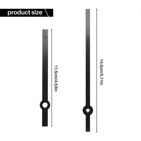 Quarz-Uhrwerk mit 31 mm langer Welle (5er-Pack) zum Selbstzusammenbau (1/5)