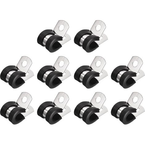 30pcs (8mm) Collier de Serrage 304 Inox Acier Attache Grillage (1/4)