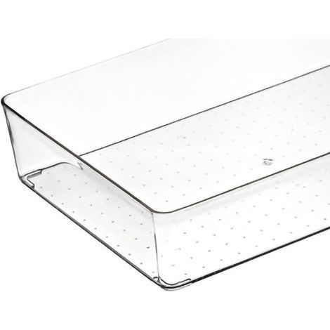 Transparente Aufbewahrungsboxen für Küchenschubladen, große quadratische Behälter aus robustem Kunststoff (1/5)