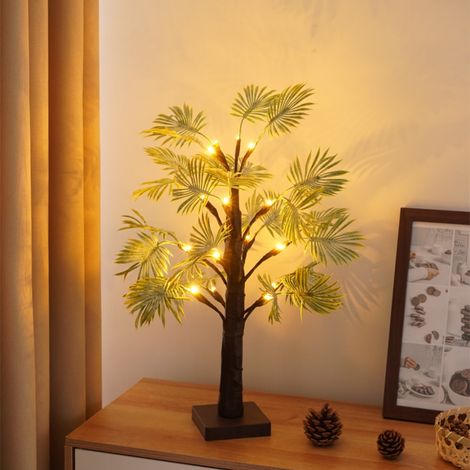 Guirlande Lumineuse Feuille De Palmier - Décoration D'intérieur Et D'extérieure Pour Thanksgiving Et Noël - 3 M - 1 Pièce (1/5)