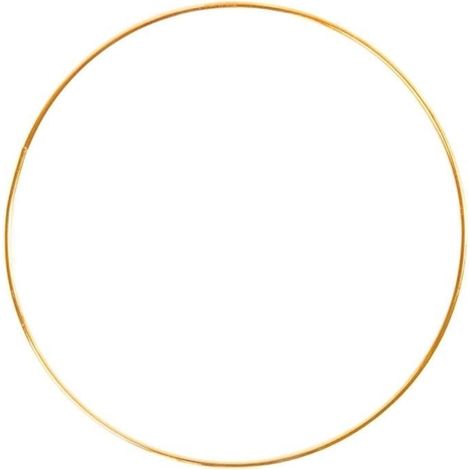 Cercle en métal - Doré - 40 cm