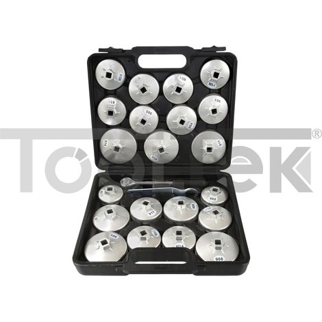 GEKO G10402 CHIAVI A TAZZA FILTRO OLIO 23pz TOOTLEK (1/5)