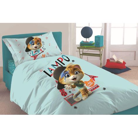 Parure Copripiumino Lampo 44 Gatti