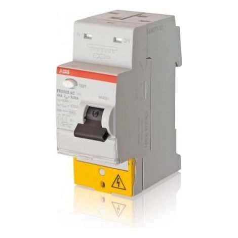 Interruptor diferencial abb 40 amperios blanco 30 miliamperios