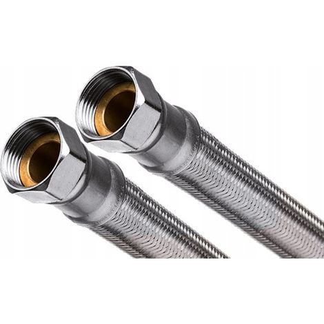 Racord electraline waz w opl.stal.1x1 antywibr. acero 60 cm