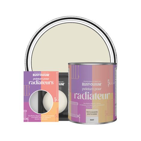Peinture pour Radiateur, Finition Mate - Huître (1/2)