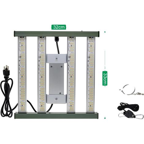 LED-Pflanzenlampe, Vollspektrum, dimmbar, Rotlichtschalter, EU-konform (1/2)