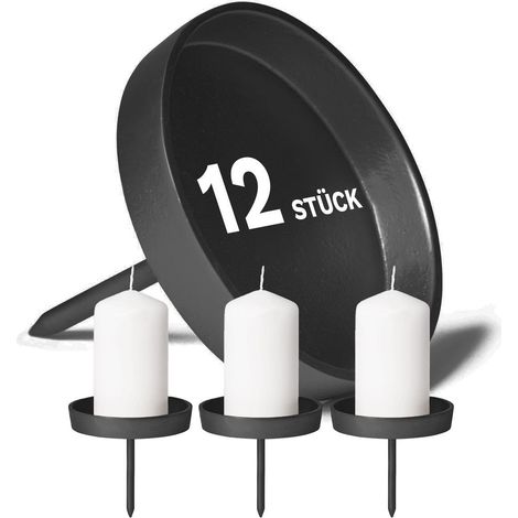 12x Novaliv Kerzenständer 12x Kerzenpick (1/5)