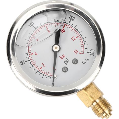 Manomètre radial TS&PGG604&14bar 1/4BSP Y60 pour la mesure de pression industrielle et domestique (1/5)
