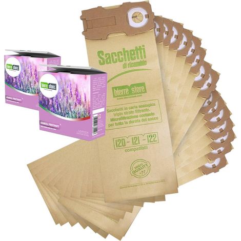 Sacchetti folletto vk 121 vk 122 vk 120 16pz granuli lavanda compatibili (1/2)