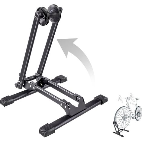 Fahrradständer Bodenparker Finn Faltbarer Stahlständer für Räder von 20" bis 29" Platzsparend und Stabil (1/5)