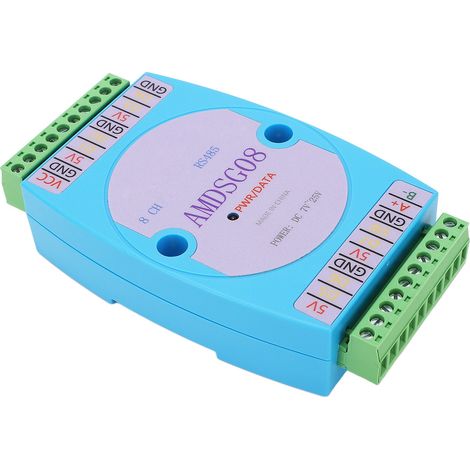 Module d'acquisition de données de température 8 canaux, enregistreur RS485 DC7‑25V pour la mesure (1/5)