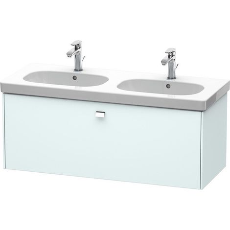 Meuble sous-vasque BRIOSO poignée chromé 452x1170x469mm Bleu clair mat