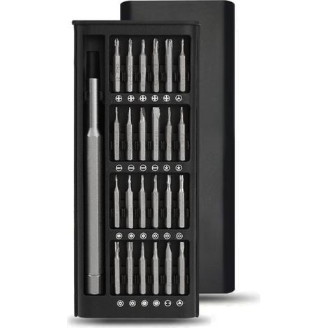 Kit Tournevis de precision, Set Outils avec Torx T2 T3 T4 T5 T6 T8 T9 T10, Etoile P2 P5, Triwing Y000, etc, pour iPhone, Macbook, Switch, PS4, Smartphone, Laptop, PC, Lunettes, Montre, etc (1/5)