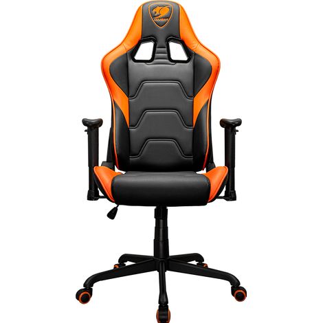 Cougar Armor Elite Gaming-Stuhl, Schwarz und Orange (1/5)